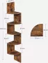 ZaZa Home & Office Zaza Home Hoekplank Boekenplank Wandplank Bruin Hout - Thumbnail 2