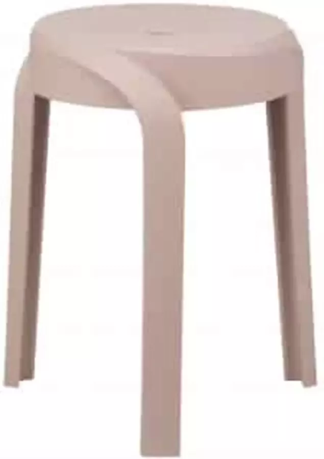 ZAZA Home Set van 6 tabouret 'Aimé' Beige