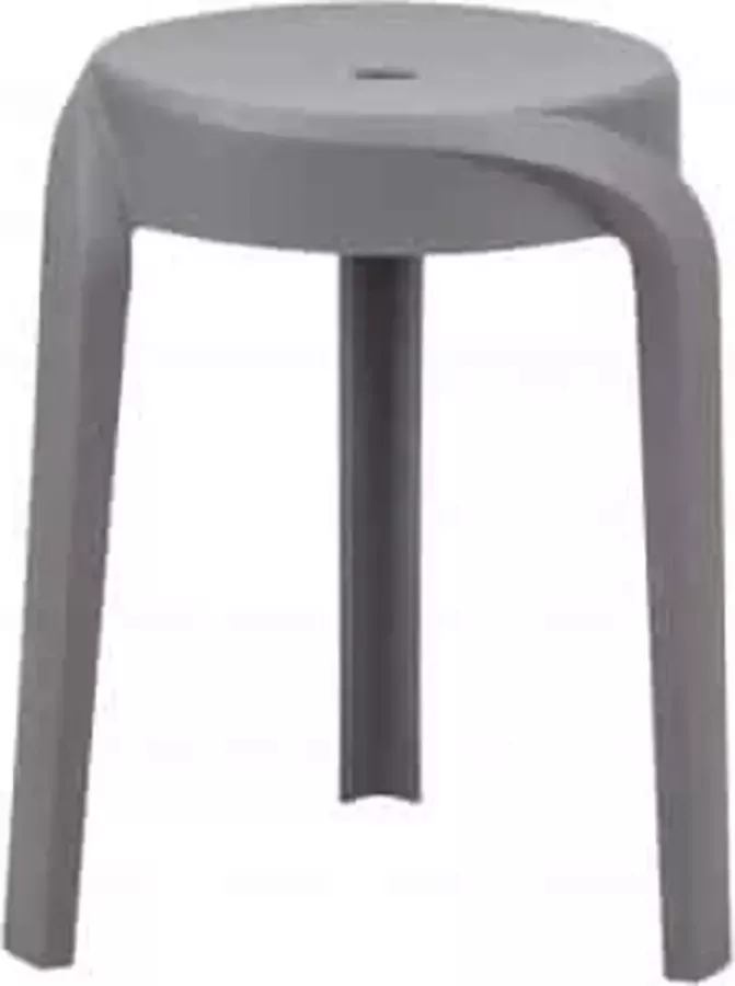 ZAZA Home Set van 6 tabouret 'Aimé' Grijs