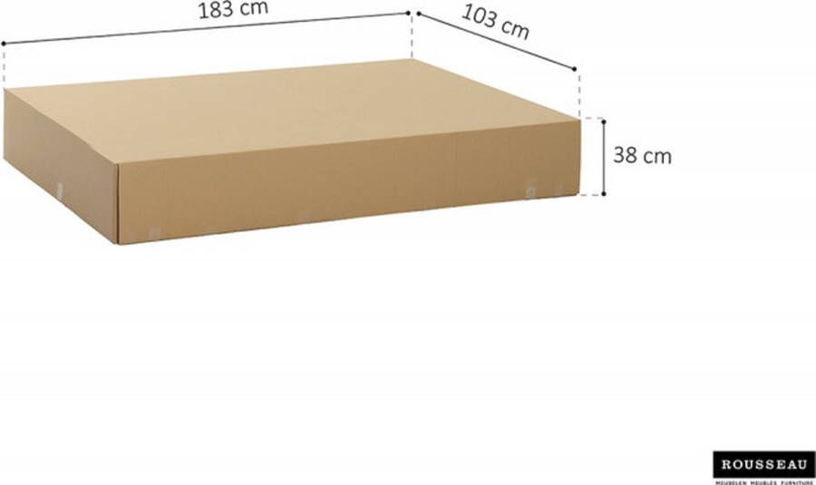 ZAZA Home Slaapbank Manisa Lichtgrijs voor 3 personen Spaanderplaat Polyester Bonell veren