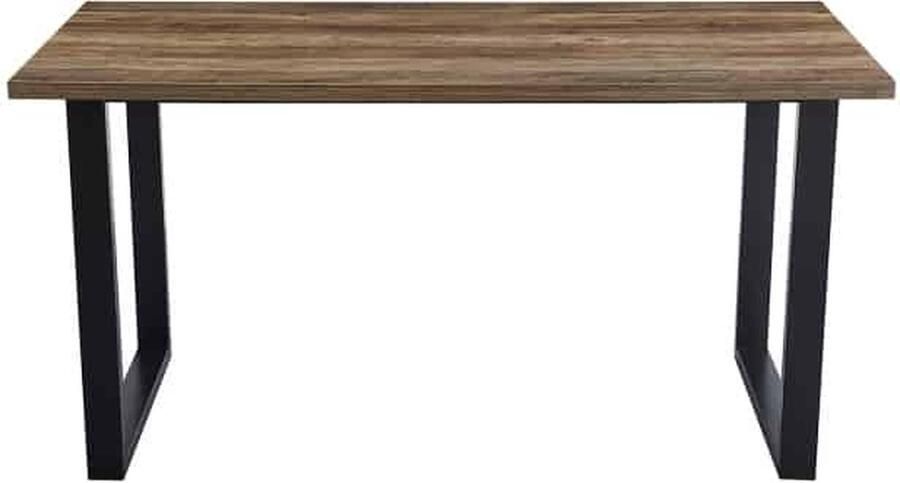 ZAZA Home Bartafel 'Alexander' 180 cm Decor Mango H 93 cm Poten metaal 8x4 cm blad decor ABS boord Top 36 mm - Foto 2