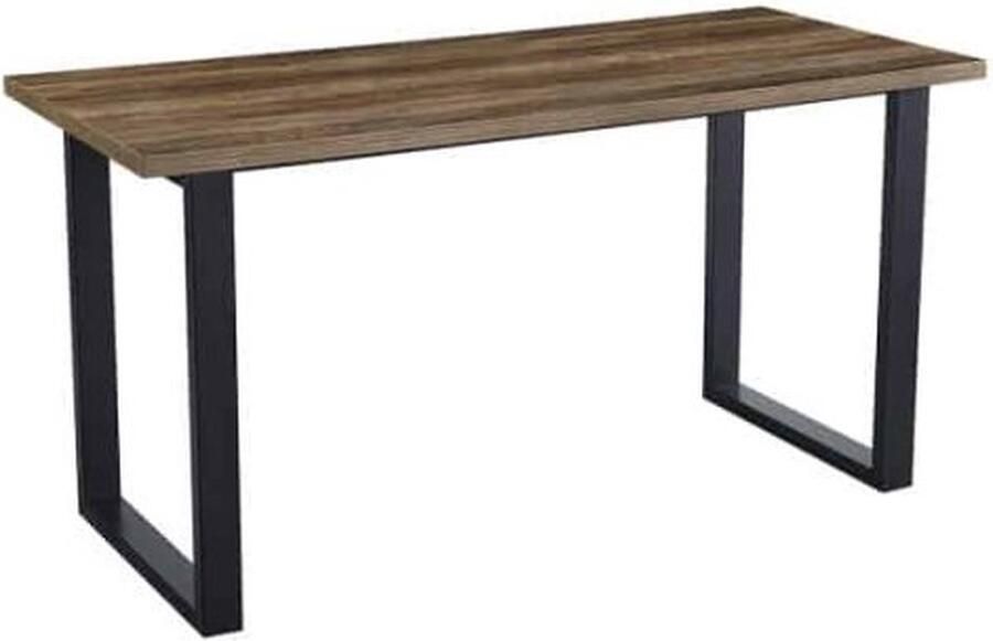 ZAZA Home Bartafel 'Alexander' 180 cm Decor Mango H 93 cm Poten metaal 8x4 cm blad decor ABS boord Top 36 mm