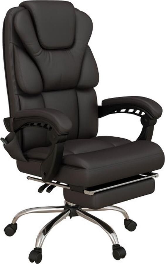 ZAZA Home in-hoogte-verstelbare-bureaustoel-met-massagefunctie-ergonomische-bureaustoel-directiezetel-tot-120-kg-zwart