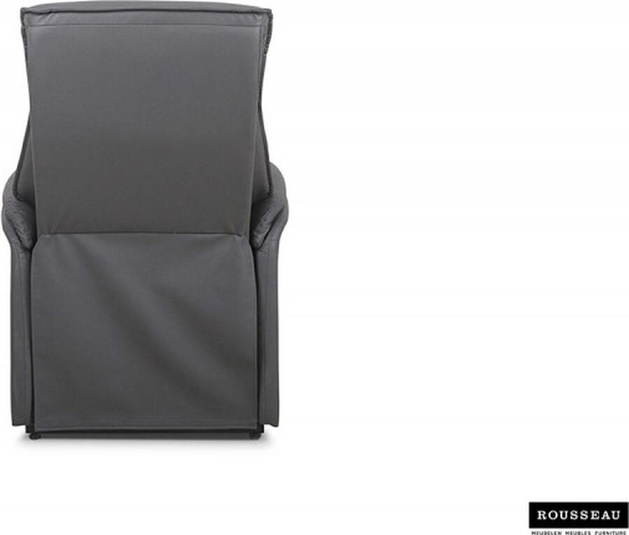 ZAZA Home Electrische Relax Fauteuil 'Miami' PU Grijs Poten metaal en bekleding PU Max. 110 kg - Foto 2