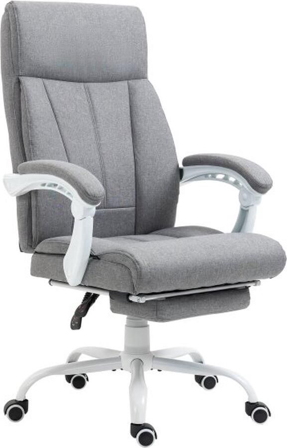 ZAZA Home bureaustoel-ergonomische-schrijftafelstoel-met-verstelbare-rugleuning-155-en-ligfunctie-hoogteverstelbaar-voor-comfort