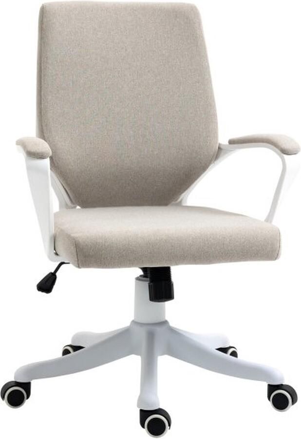 ZAZA Home Bureau stoelstoel stoel WPPEN-functie Backstest Hoogte Verstelbaar Dikke gevoerde Ergonomische 360 ​​° Drumwielen 62x69x92-100 cm