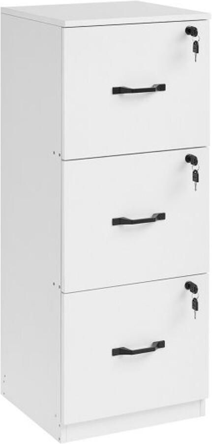 ZAZA Home Ladeblok Kantoor 3 laden afsluitbaar wolk wit