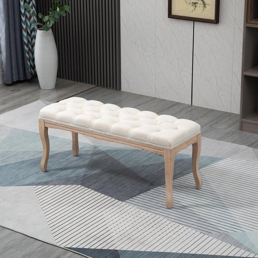 ZAZA Home Opbergbank – VintageLiving Stijlvol en praktisch – Beige