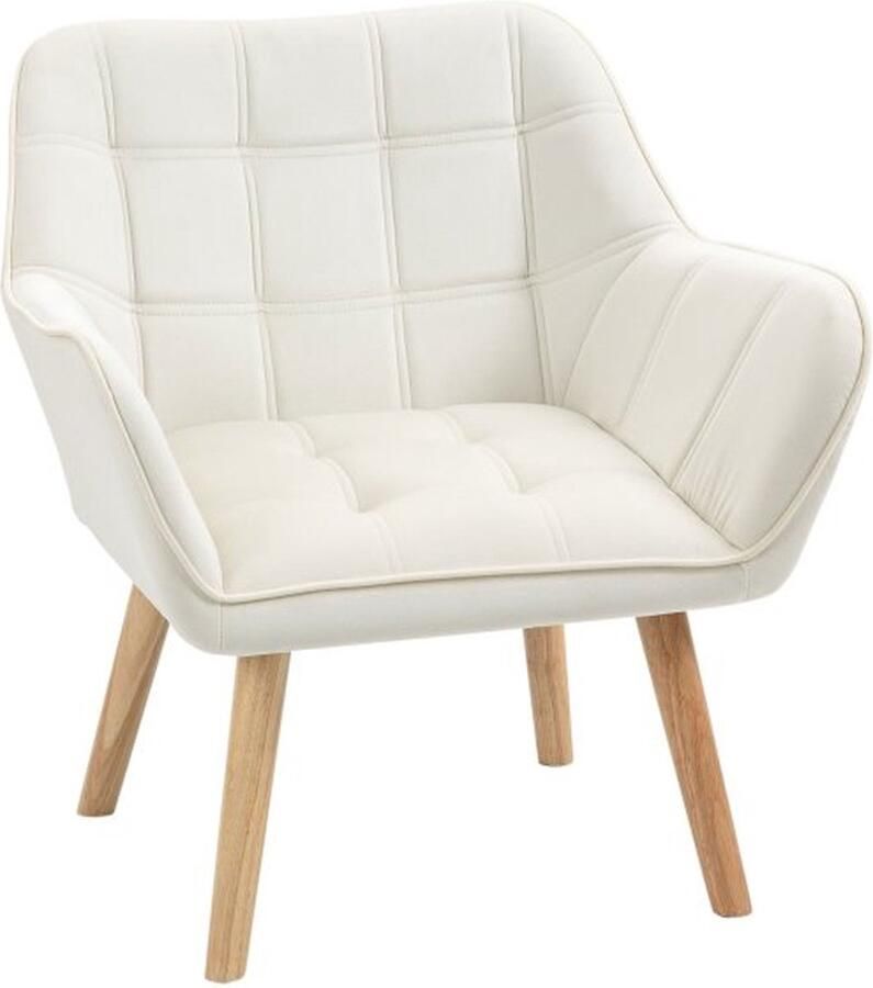 ZAZA Home eenpersoons-relaxstoel-met-fluwelen-uitstraling-verhoogde-poten-gestoffeerde-stoel-voor-woonkamer-slaapkamer-64-x-62-x-725-cm-creme
