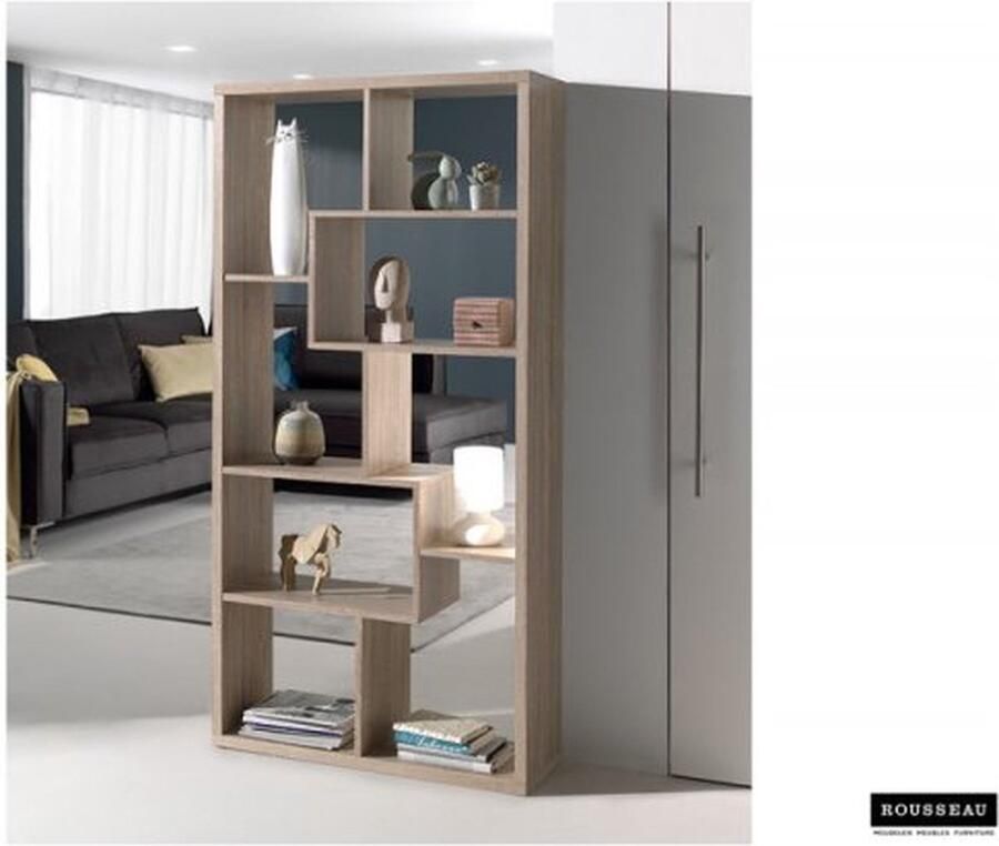 ZAZA Home Room divider 'Split' Sonoma en spaanderplaat