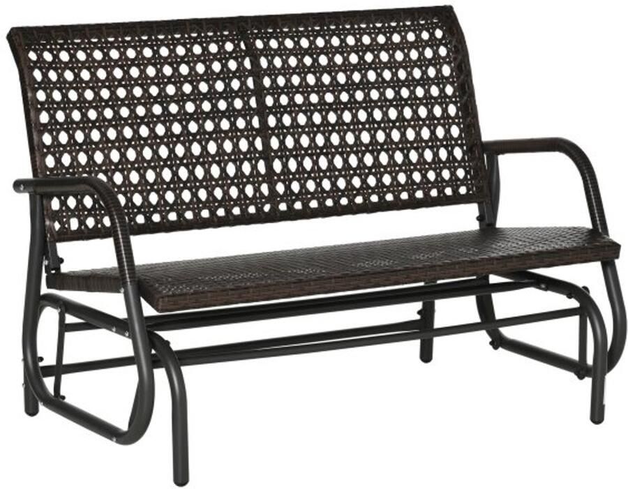 ZAZA Home Schommelbank – LuxusGarten Comfortabel – Stijlvol bruin