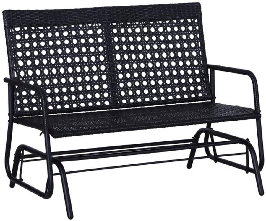 ZAZA Home Schommelbank LuxusGarten Polyrattan Stijlvol Grijs