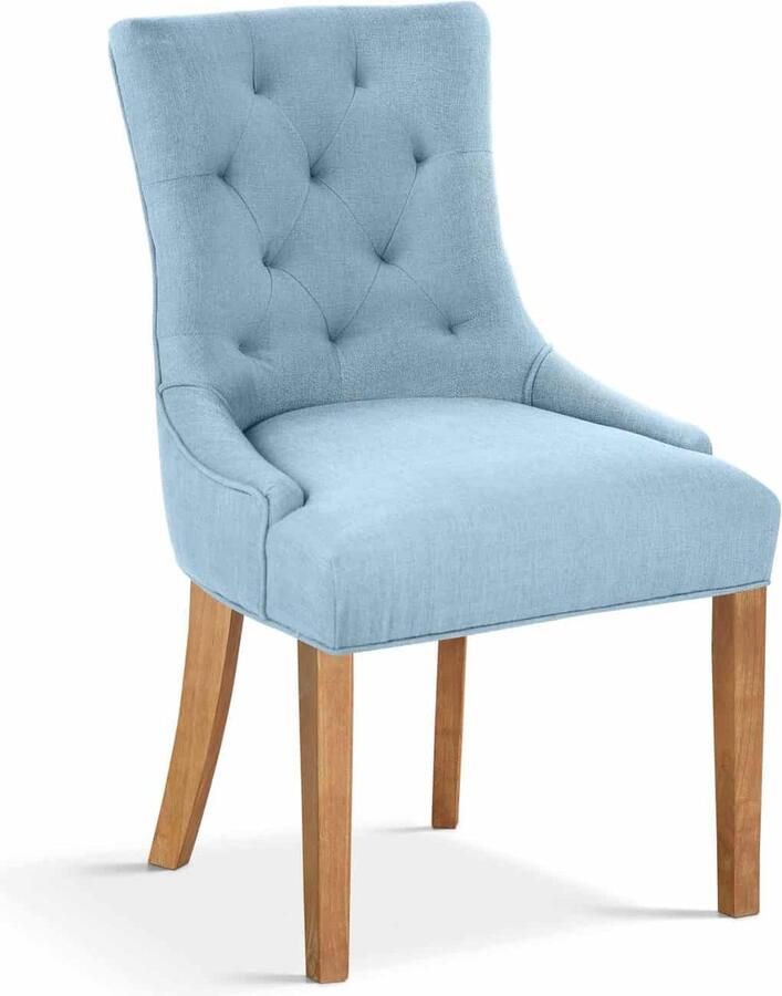 ZAZA Home Stoelenset Fancy design Blauwe stof