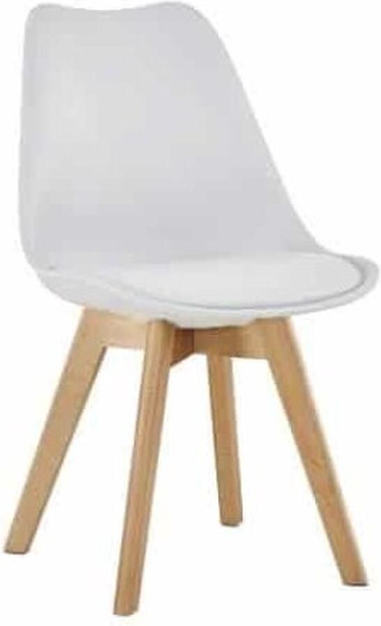 ZAZA Home Stoelenset – Retro design – Stijlvol wit