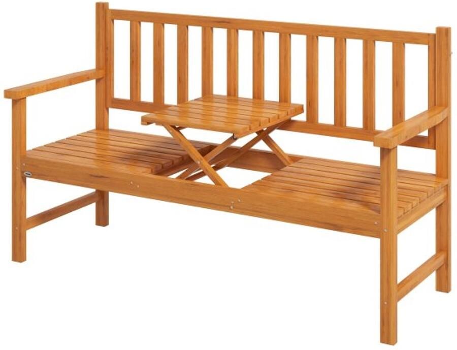 ZAZA Home Tuinbank Duurzame Kwaliteit Inclusief Tafel Houtbruin