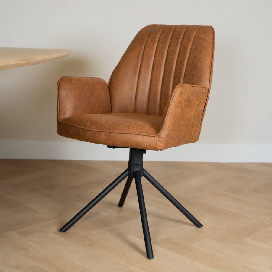 Zazu Home Eetkamerstoel Sting Cognac