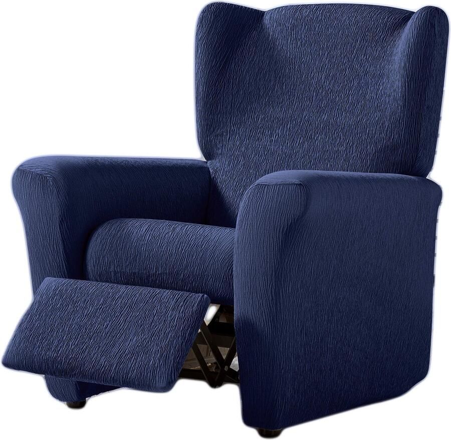 Zebra Textil Elastic Cover Relaxstoel Beta Zits (Standaard) Kleur Blauw (meerdere kleuren beschikbaar)