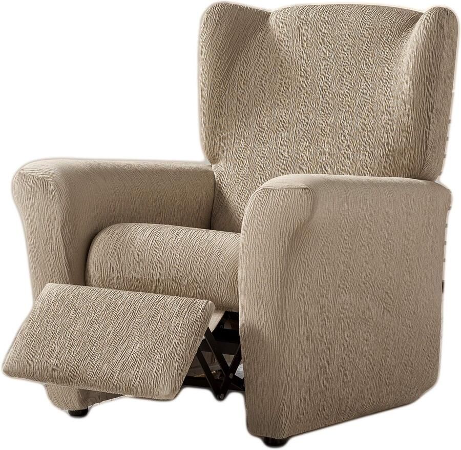 Zebra Textil Zebra Textiel Elastische Hoes Relaxstoel Beta Zits (Standaard) Kleur Beige (meerdere kleuren beschikbaar)