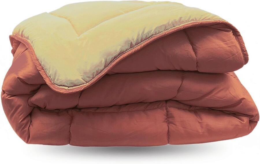 Zelesta Peuterbed Sand & Terracotta Peuterdekbed Zonder Overtrek Wasbaar Kinderdekbed Babydekbed Dekbed 75x120cm