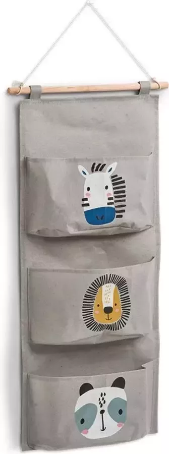 Zeller Present Hangende organizer voor speelgoed 20 x 60 cm Small Sorteervakken & Decoratief & Opvouwbaar Small