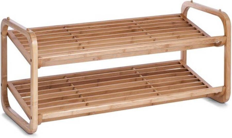 Zeller Present Schoenenrek hout stapelbaar 13569 Stapelbaar & Duurzaam
