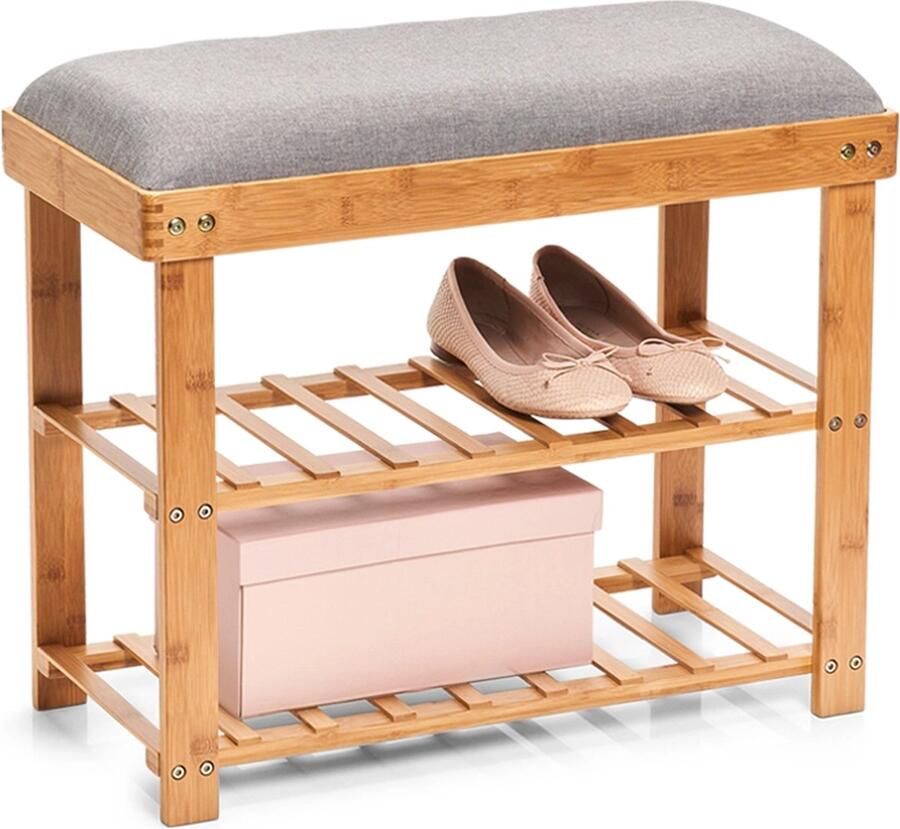 Zeller Present Schoenenbank met kussen 14235 - Foto 2