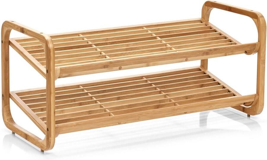 Zeller Present Schoenenrek hout stapelbaar E-12-1-CHout Stapelbaar & Duurzaam