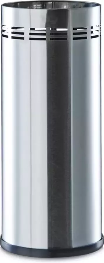 Zeller RVS parapluhouder paraplu standaard rond 21 x 50 cm Uitlekbakken voor paraplus