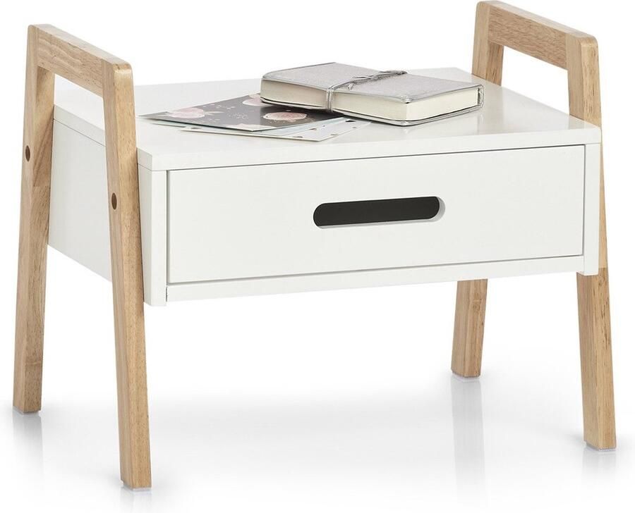 Zeller Standaard met plank en lade 40 x 30 x 33 cm