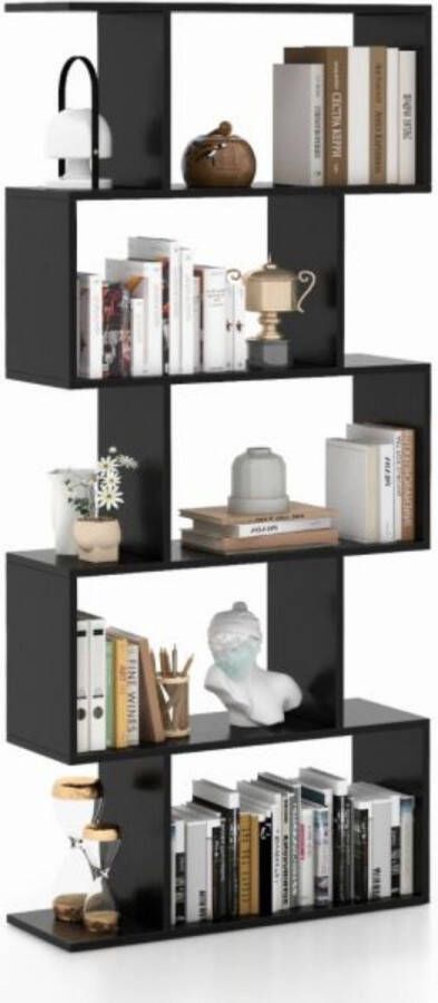 Zenzee – Boekenkast – Vakkenkast – Roomdivider – Opbergkast – Kast Zwart