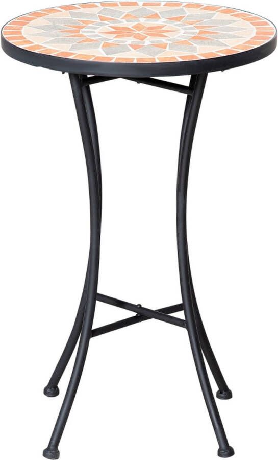 Zenzee Tuintafel Bijzettafel Tuinmeubelen Tuin Plantentafel Tafel Ø35 5 cm