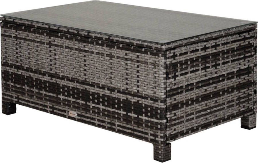 Maximavida Metalen Tuintafel Max 150 X 80 Cm Okergeel