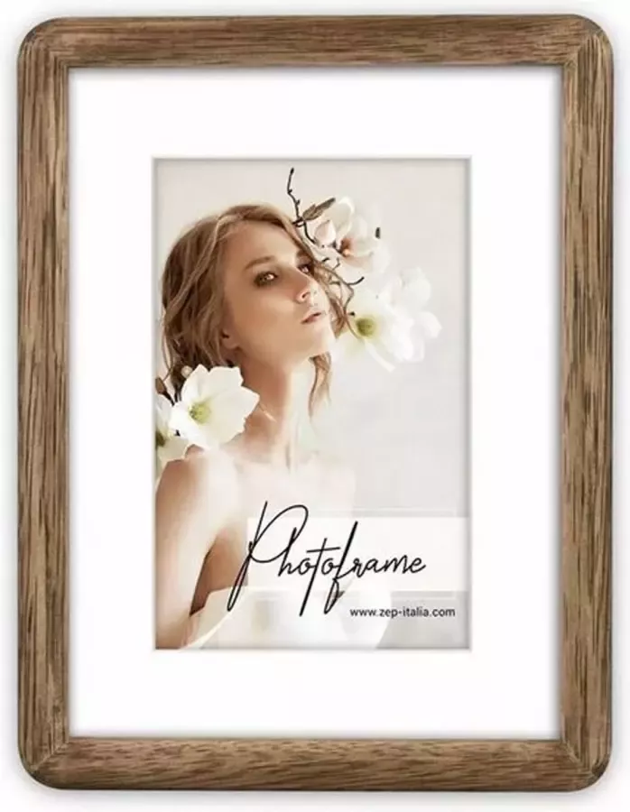 Zep Gressan Hout Bruin Enkele fotolijst Tafel Muur 30 x 40 cm Rechthoekig