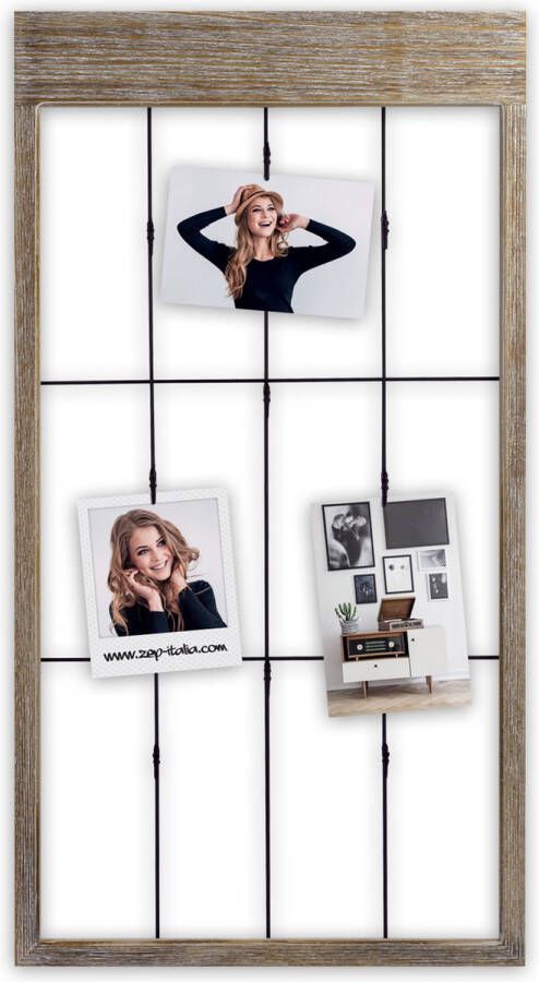 Zep Vintage Houten wandrek Barge Bruin formaat 40x75 UT127