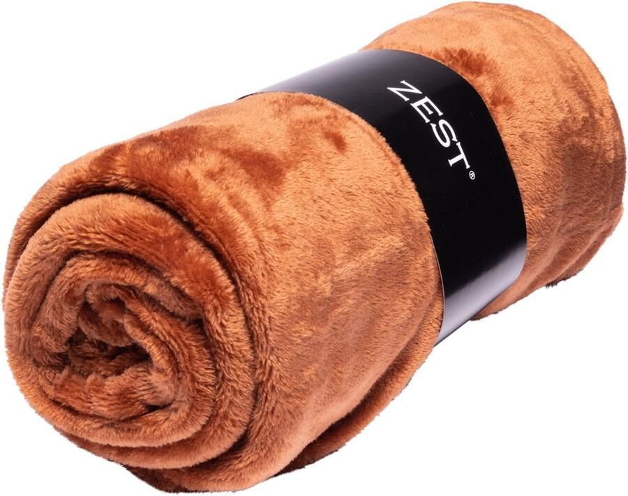 Zest Honden Deken Waterbestendig & Zacht 170x130cm Bescherming voor Bank Auto & Meubels Fleeceplaid voor Hond & Kat Fleecedeken Rusty