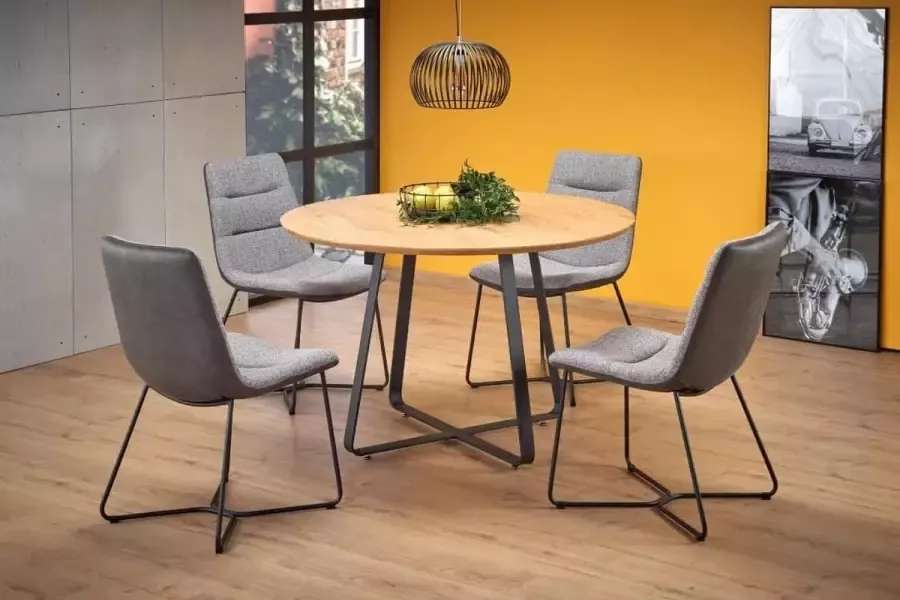 Zetelsenbedden.be Eettafel rond Novva Ronde eettafel tafel keukentafel 120 cm