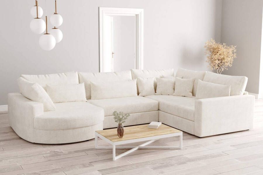 Zetelsenbedden.be Hoekbank Josua Josy Velvet Grijs Limited edition zetel met bedfunctie Hoeksalon met opbergruimte velours - Foto 2