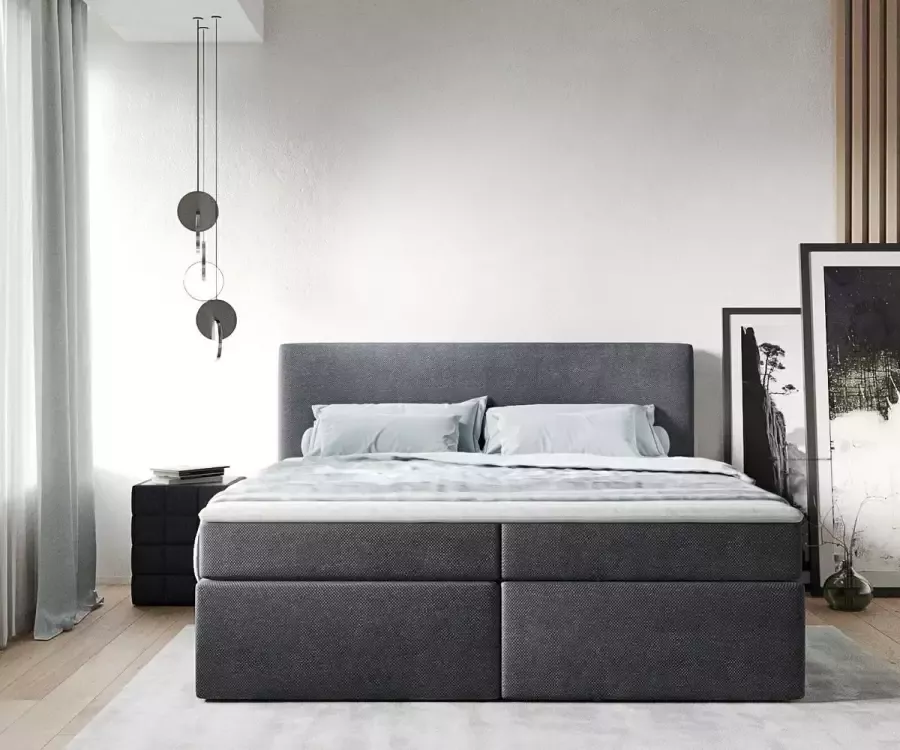 Zetelsenbedden.be Boxspring Bed Limit 180x200cm matras en topper inbegrepen zetelsenbedden - Foto 2