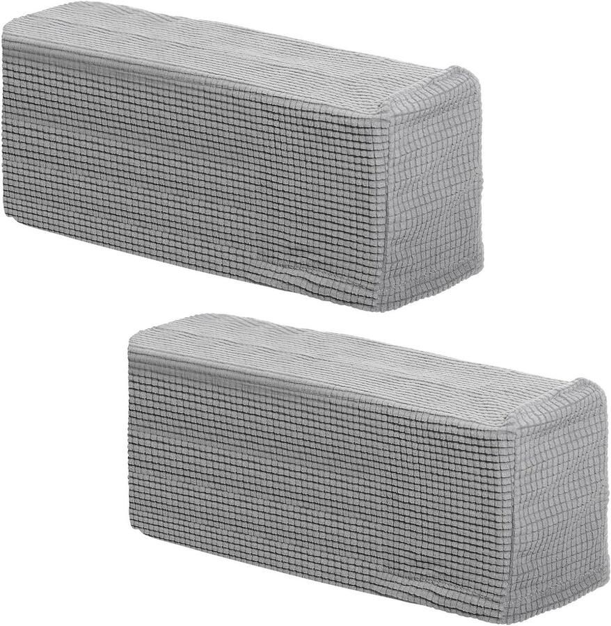 Zeynomax Armleuninghoezen 2 stuks: verstelbaar antislip zacht polyester Sofa-armkappen Meubelbescherming Luxe uitstraling voor uw interieur