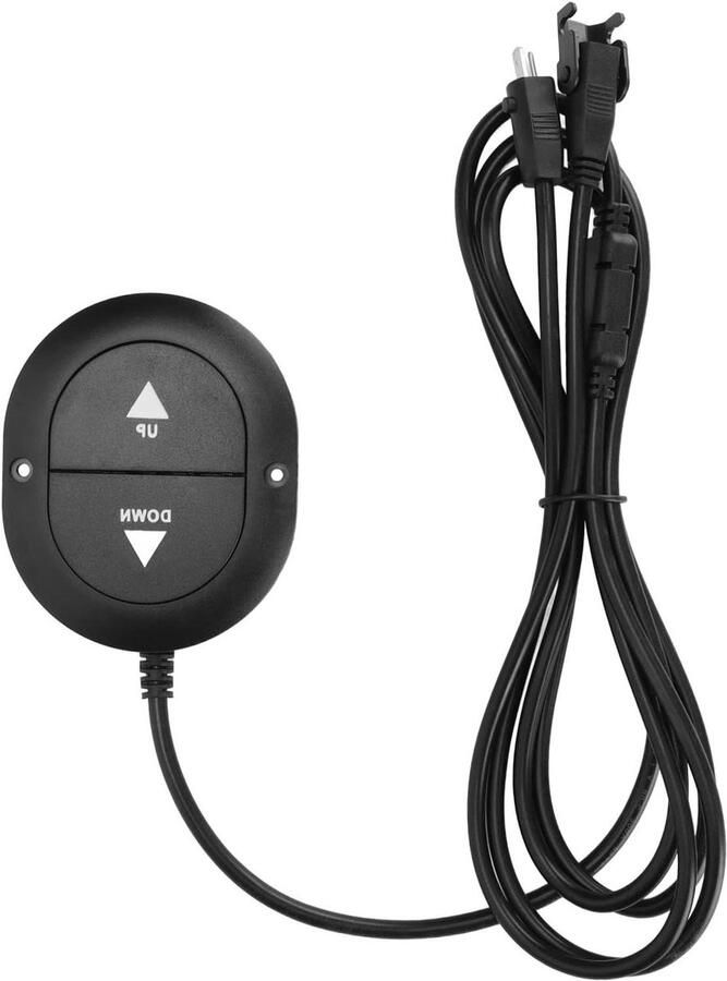 Zeynomax Elektrische Fauteuil Handschakelaar Afstandsbediening met Massage Stoelhandgreep Lifter voor Elektrische Stoelbediening 2 Knoppen 12-32V