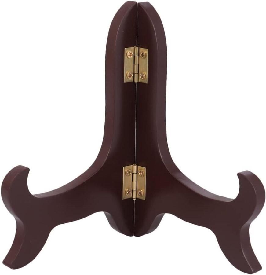 Zeynomax Houten Plaat Stand Houder voor Foto's en Decoratieve Bibliotheek