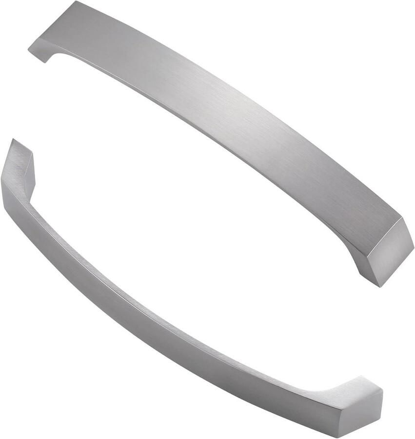 6 Stuks keukenkast handgrepen 128mm Geborsteld nikkel Kast hardware voor keuken Lade trekt Keuken Accessoires