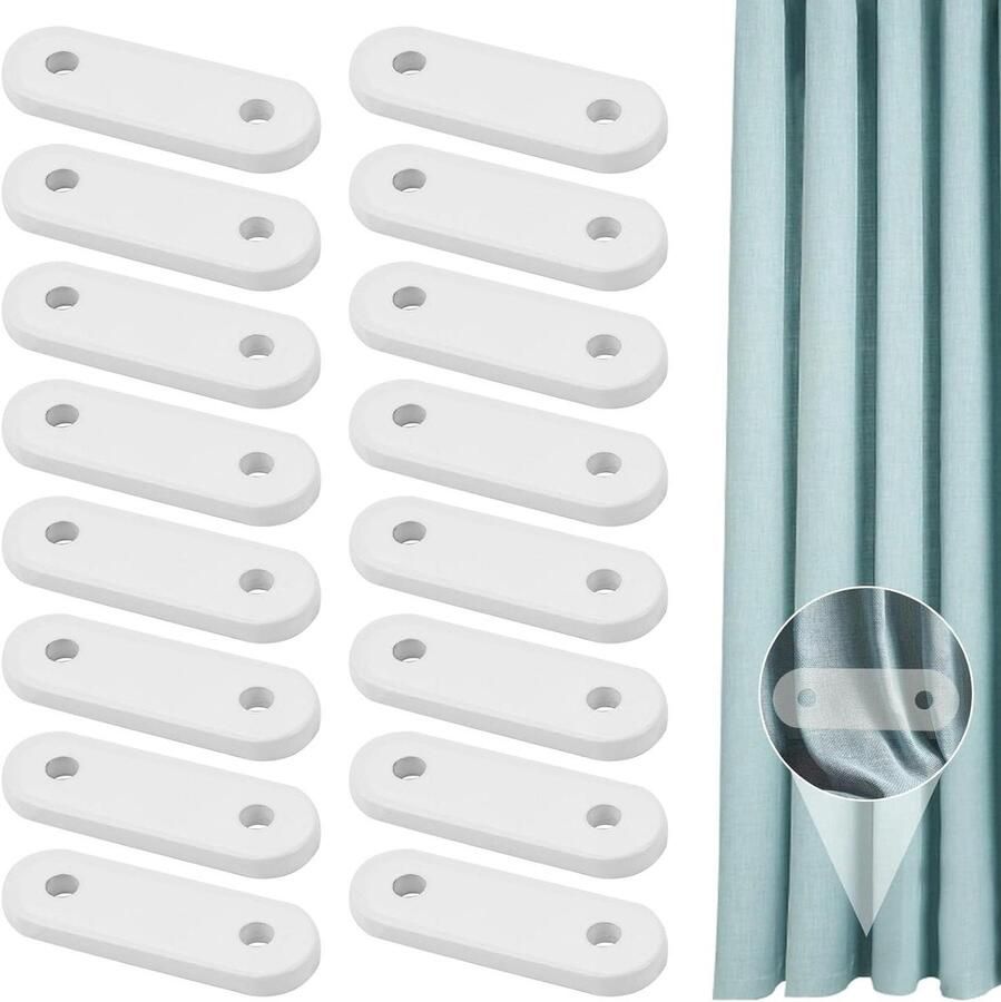 Zeynomax Loodgewichten voor Gordijnen en Douchegordijn Set van 16 Stuks Voor Thuis en Kantoor Tafel Accessoires 28g Rods Gordijngewichten