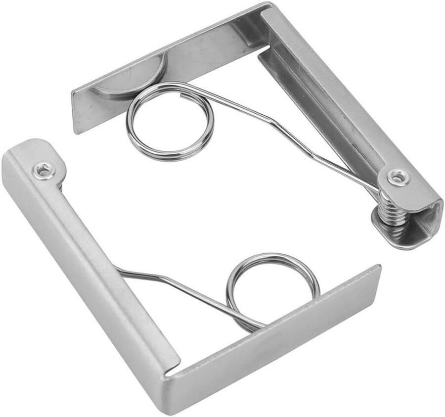 Allecto Plus Set van Tafelkleed Clips voor Buitengebruik Roestvrijstalen Tafelkleed Klemmen Ideaal voor Picknicks en Tuinfeesten