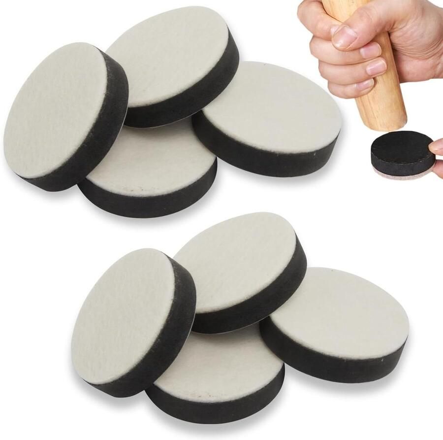 Zeynomax Viltglijders Meubel 8 stuks Zelfklevend Stoelen & Meubels Vloerglijders Meubelverhoging Houten Vloeren Beschermer