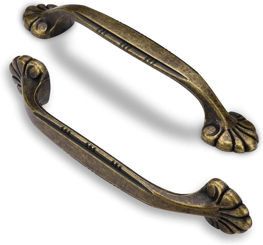 Allecto Plus 6 stuks Vintage Handvat Meubels Kabinet Antiek Keuken 128mm Handvat Set van 6 Stuks