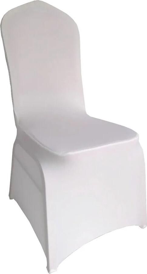 ZFA Store Stoelhoes voor stapelstoelen Stretch Wit 20 stuks