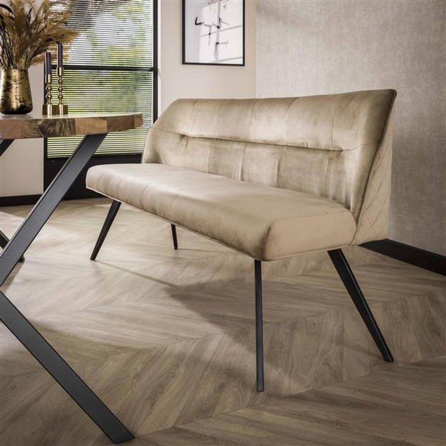 Bold Living Eetkamerbank Pull Champagne