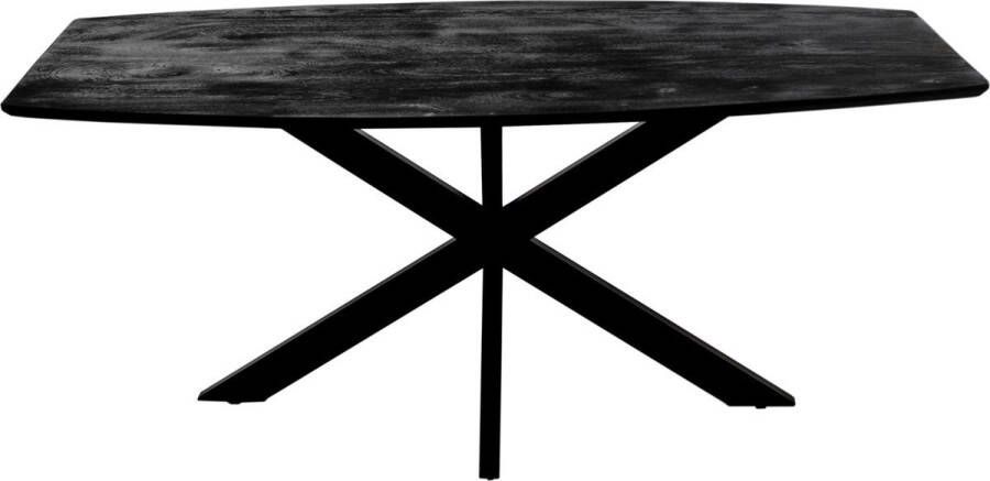 Zita Home eettafel Boston Black 180 Dining 90cm breed Black Friday Deal
