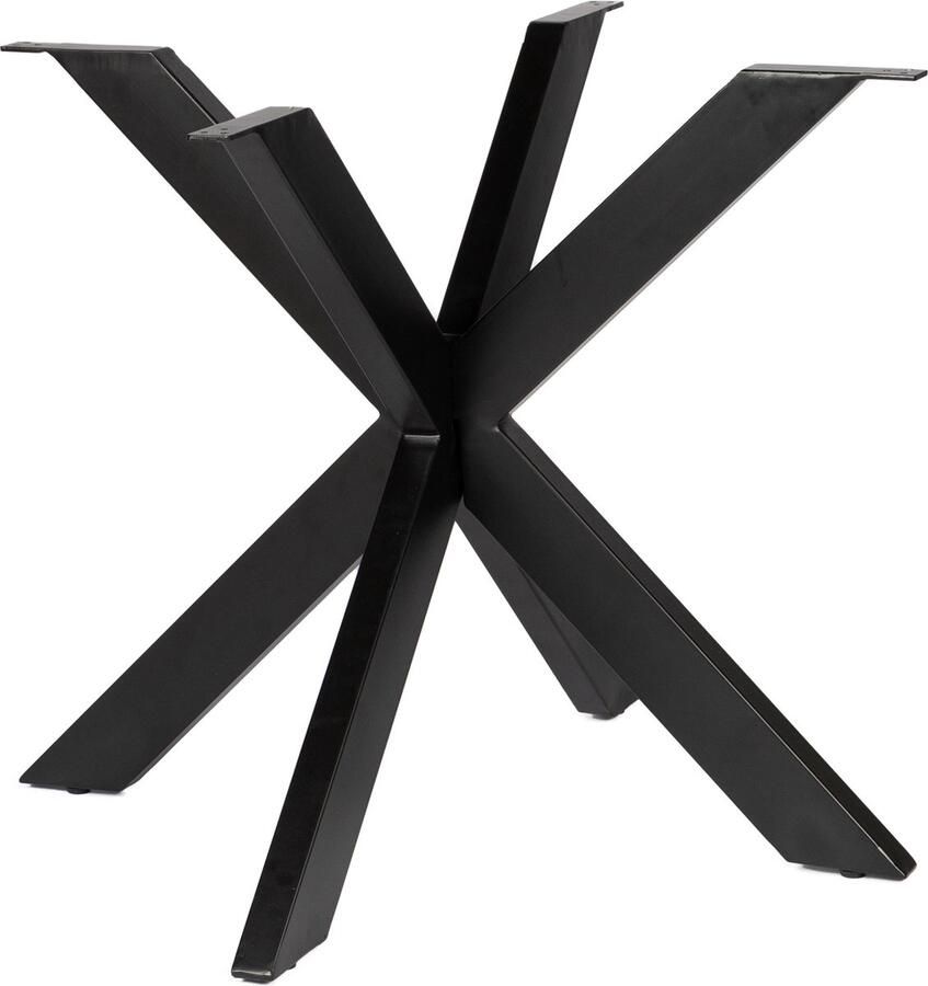 Zita Home Tafelpoot matrix poot spin spoot voor eettafel metaal zwart Black Friday Deal